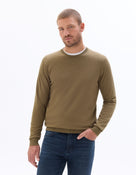Regular Fit Poly Viscose Solid Crew Neck Sweaters - Grey