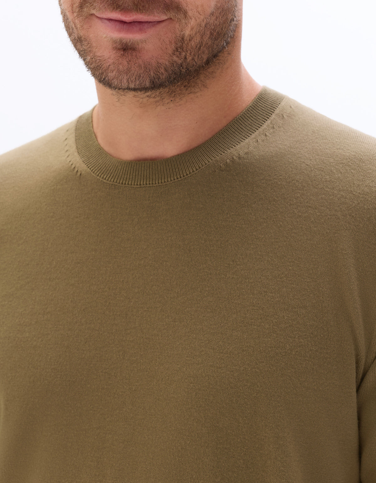 Regular Fit Poly Viscose Solid Crew Neck Sweaters - Grey