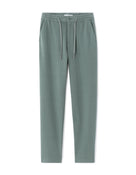 Celio Solid Slim Fit Cotton-Poly-Blend Green Trousers