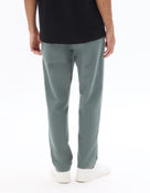 Celio Solid Slim Fit Cotton-Poly-Blend Green Trousers