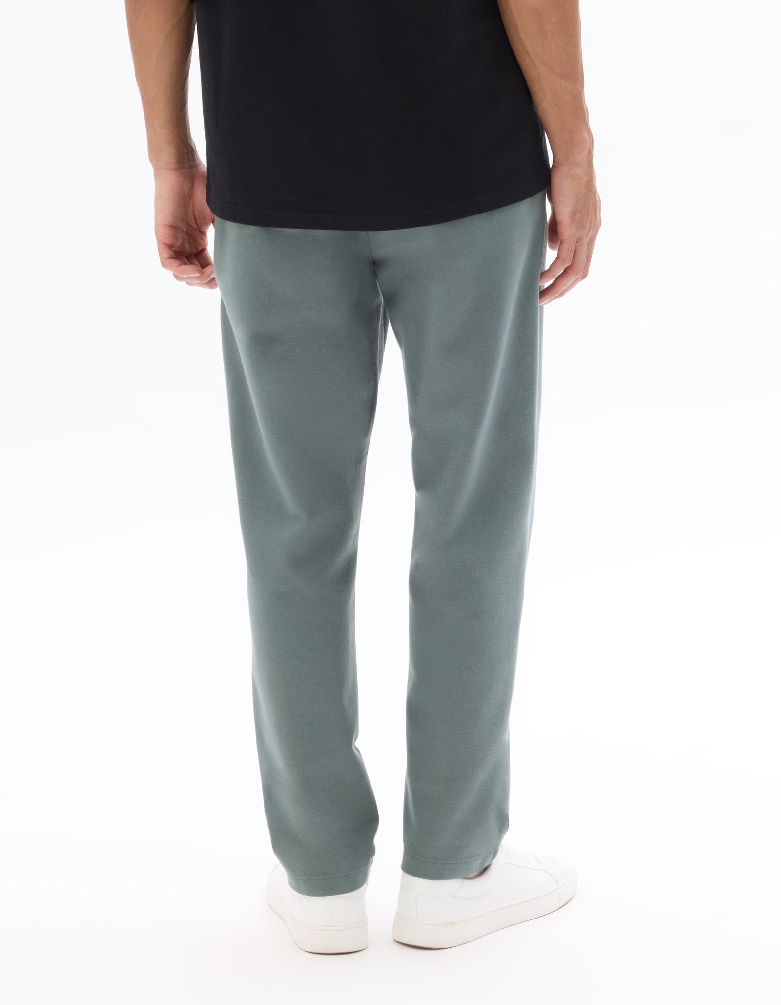 Celio Solid Slim Fit Cotton-Poly-Blend Green Trousers