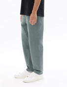 Celio Solid Slim Fit Cotton-Poly-Blend Green Trousers