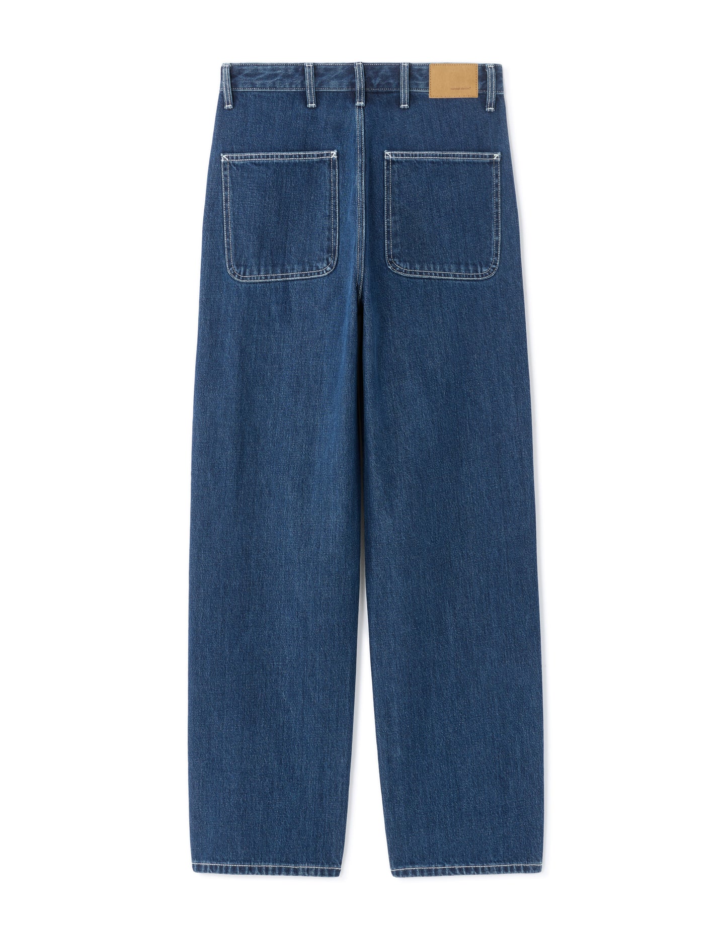 Celio* Men Cotton Solid Blue Baggy Fit Jeans