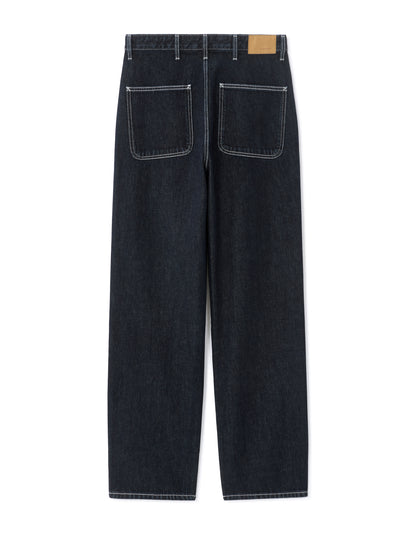 Celio* Men Blue Solid Baggy Fit Cotton Jeans