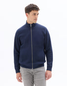 Regular Fit Poly-100% Cotton Solid High Neck Sweaters