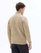 Regular Fit Poly-100% Cotton Solid High Neck Sweaters