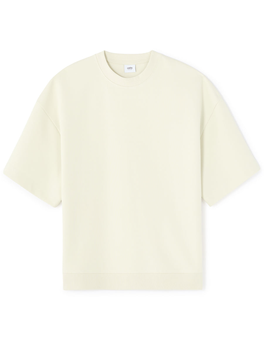 Regular Fit Poly-Cotton Solid Round neck Sweaters
