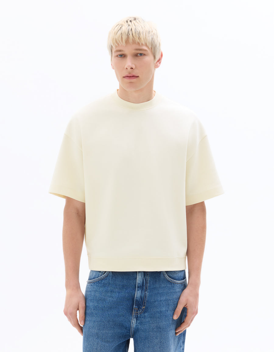 Regular Fit Poly-Cotton Solid Round neck Sweaters