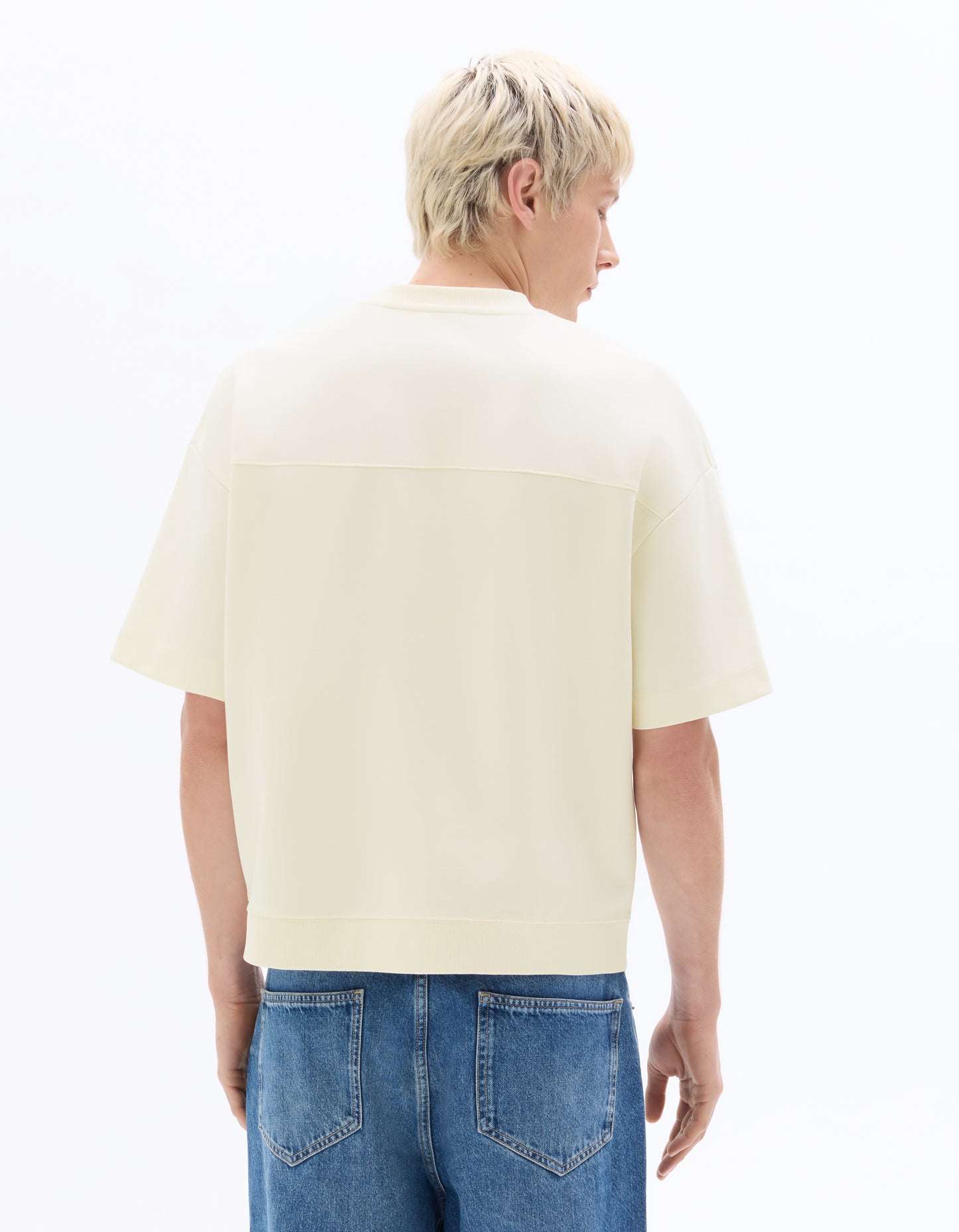 Regular Fit Poly-Cotton Solid Round neck Sweaters