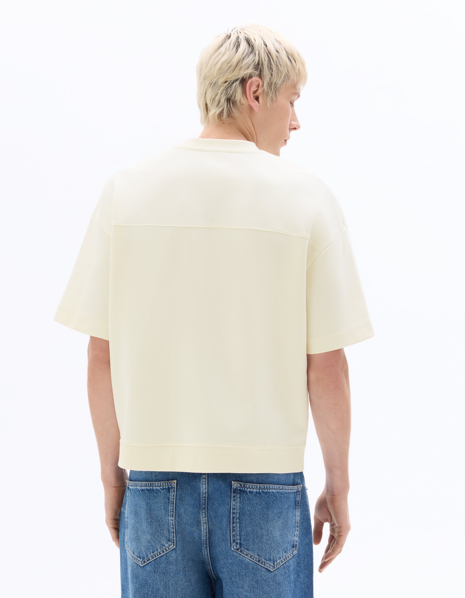 Regular Fit Poly-Cotton Solid Round neck Sweaters