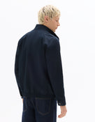 Regular Fit Poly-Cotton Solid High Neck Jackets