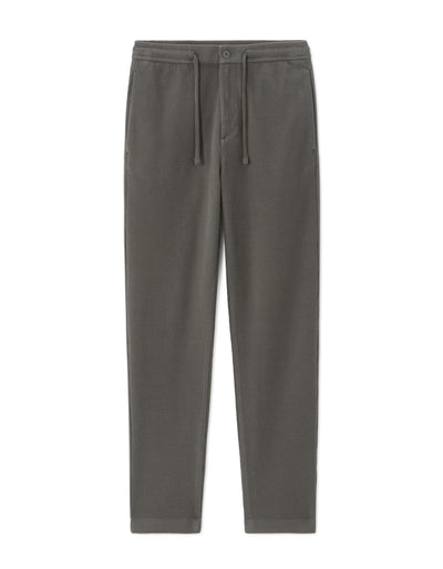 Celio Textured Straight Fit Cotton-Poly-Blend Khaki Trousers