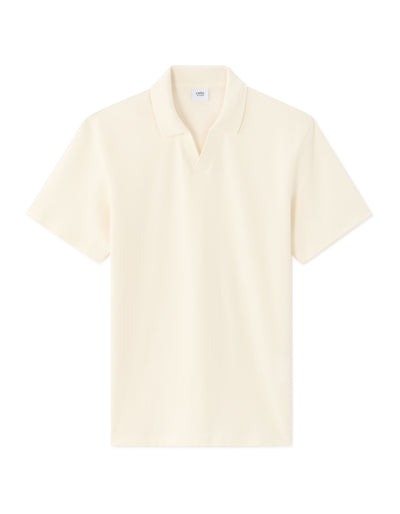Celio*  Regular Fit Cotton Shart Collar-Off White T-shirt