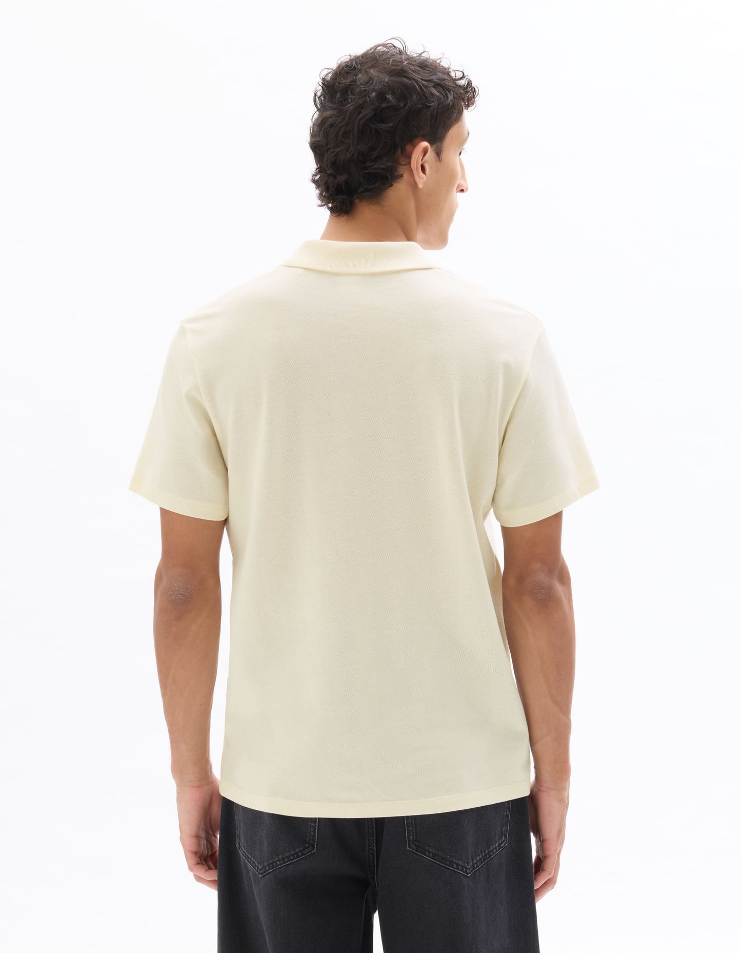 Celio Solid Regular Fit Cotton Off White Tshirts