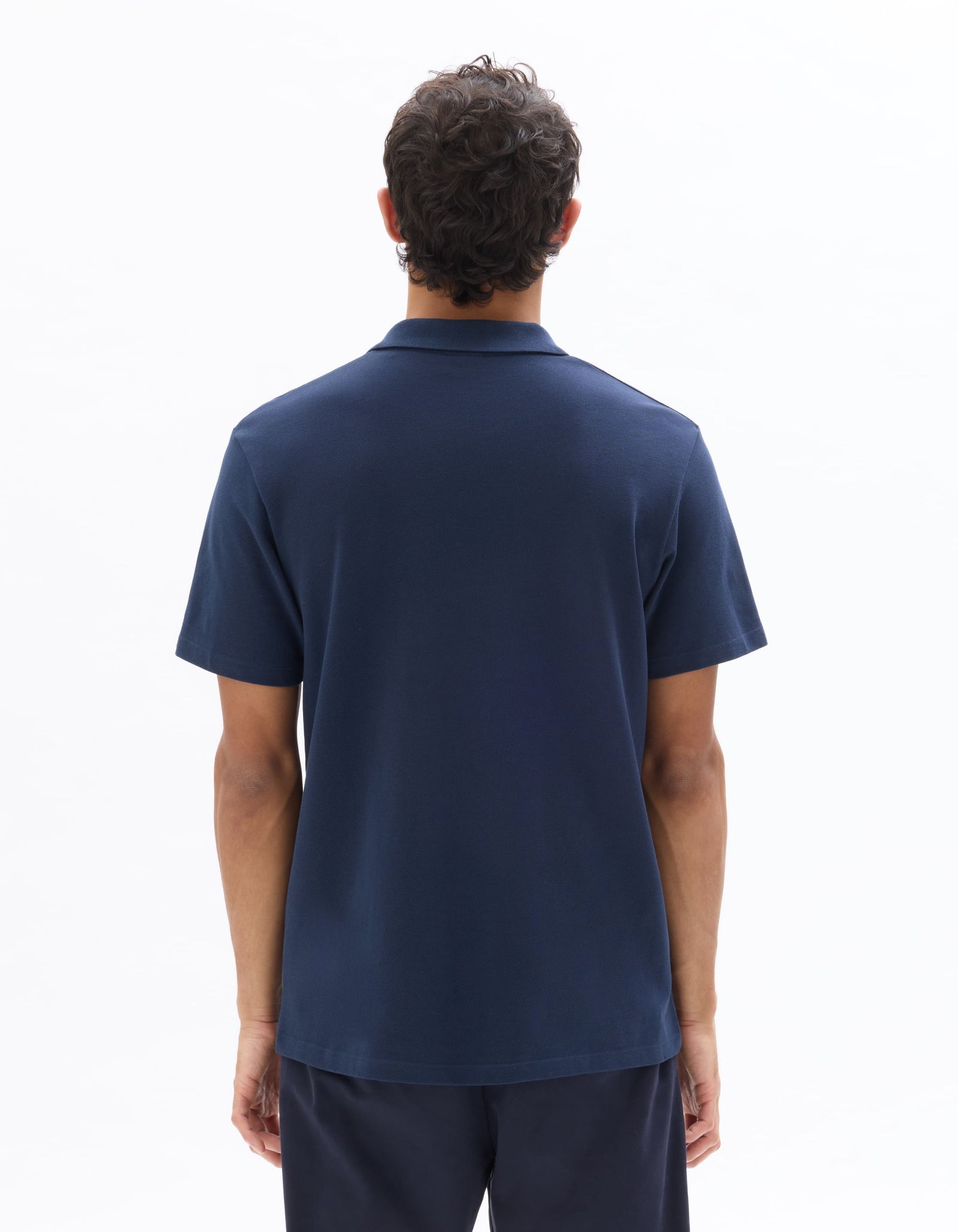 Celio Solid Regular Fit Cotton Navy Tshirts
