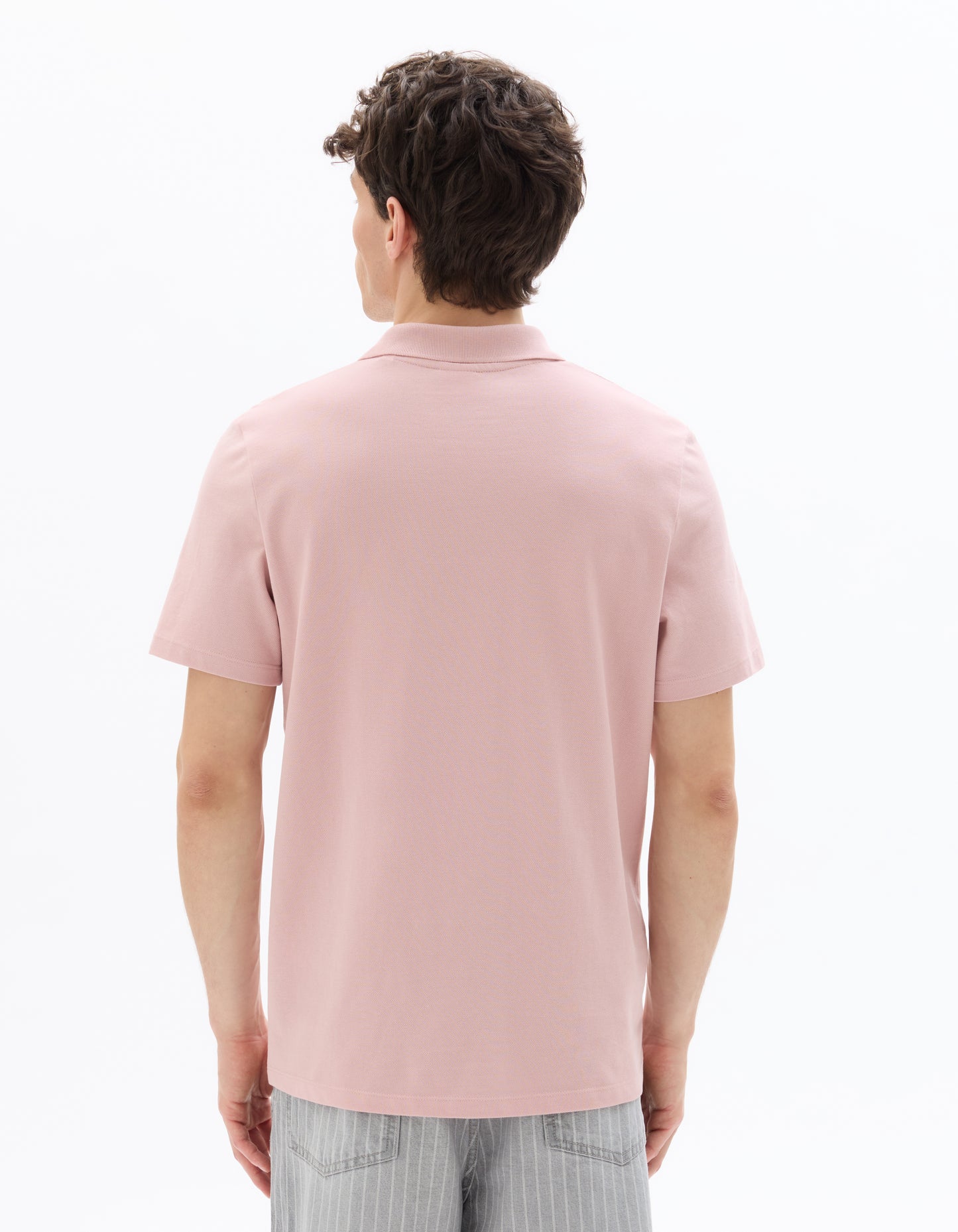 Celio Solid Regular Fit Cotton Pink Tshirts