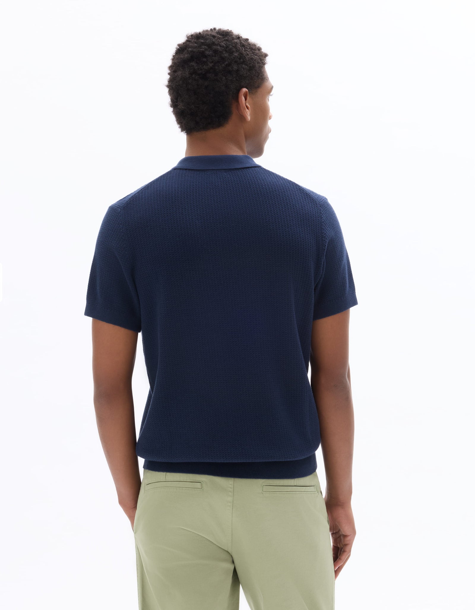 Celio Solid Regular Fit Cotton Navy Tshirts