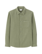 Celio Mens Olive Waffle Regular Fit Cotton Shirts