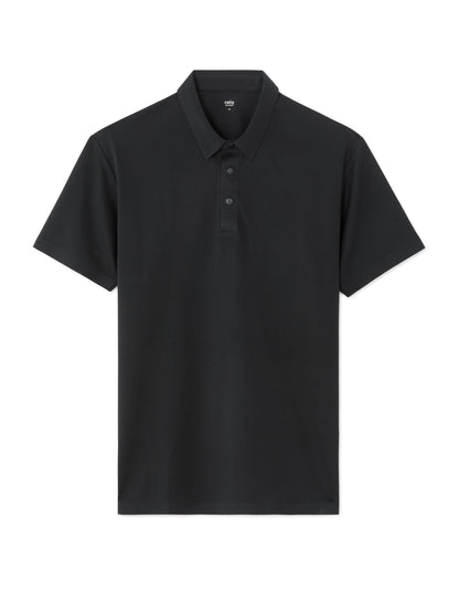 Celio Solid Regular Fit Polyester Black Tshirts