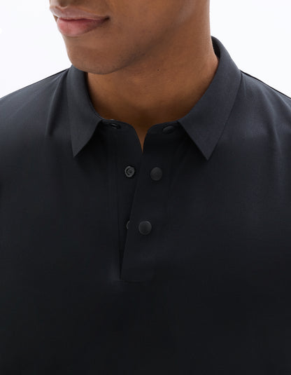 Celio Solid Regular Fit Polyester Black Tshirts