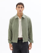 Celio Solid Slim Fit Cotton Green Jackets