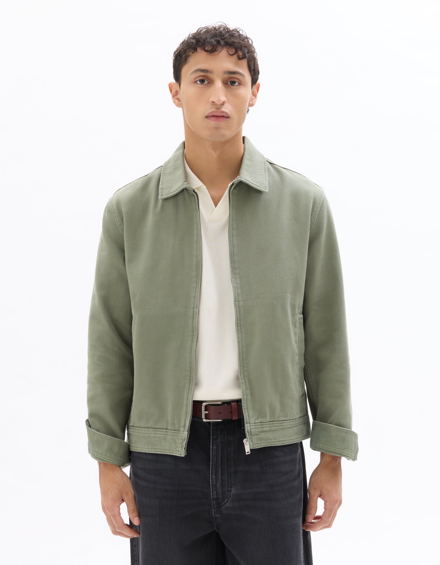 Celio Solid Slim Fit Cotton Green Jackets