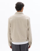 Celio Solid Slim Fit Cotton Beige Jackets