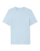 Celio Solid Regular Fit Cotton Blue Tshirts
