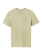 Celio Solid Regular Fit Cotton Green Tshirts
