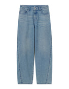 Celio Mens Blue Twill Baggy Fit Cotton Jeans