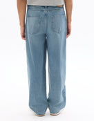 Celio Mens Blue Twill Baggy Fit Cotton Jeans