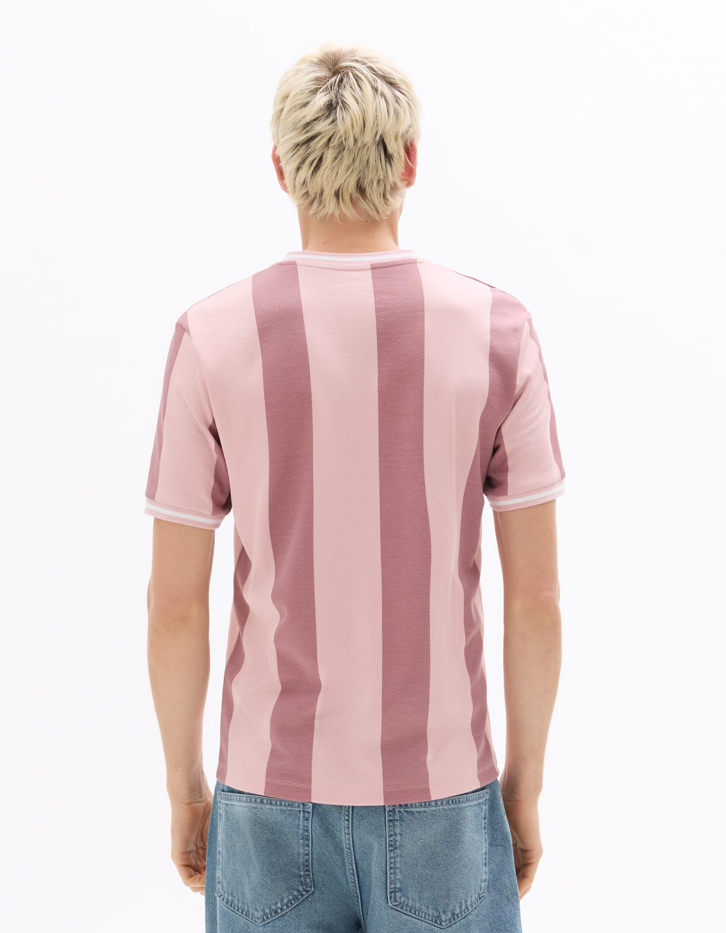 Celio Solid Regular Fit Poly Blend Pink Tshirts