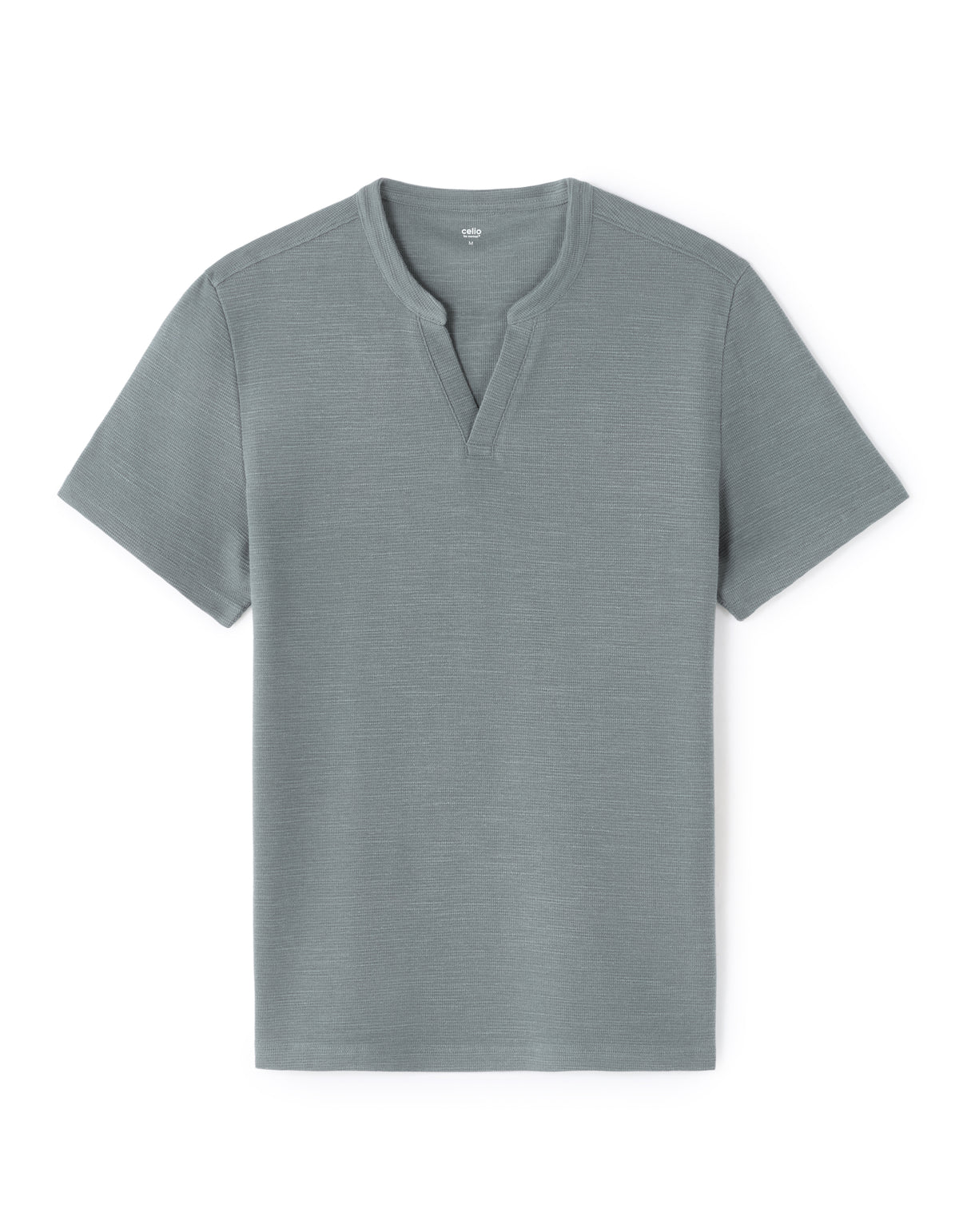 Regular Fit 100% Cotton Solid Tshirts - Grey