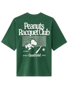 Peanuts Regular Fit 100% Cotton Printed Crew Neck T-Shirts - Green