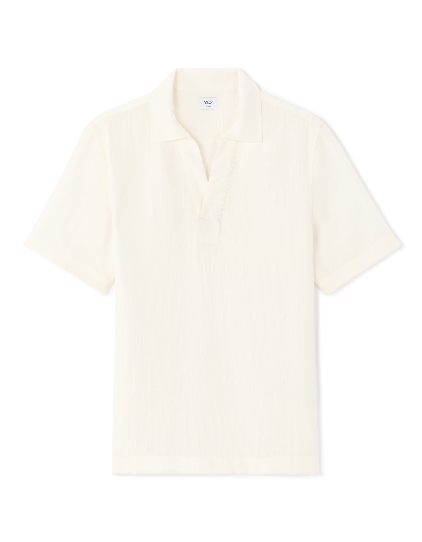Regular Fit Poly-Viscose Textured Spread collar Shirts