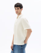 Regular Fit Poly-Viscose Textured Spread collar Shirts