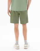 Regular Fit Cotton Blend Shorts - Green