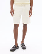 Regular Fit Cotton Blend Shorts - Beige