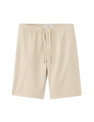 Celio Solid Regular Fit Cotton Beige Shorts