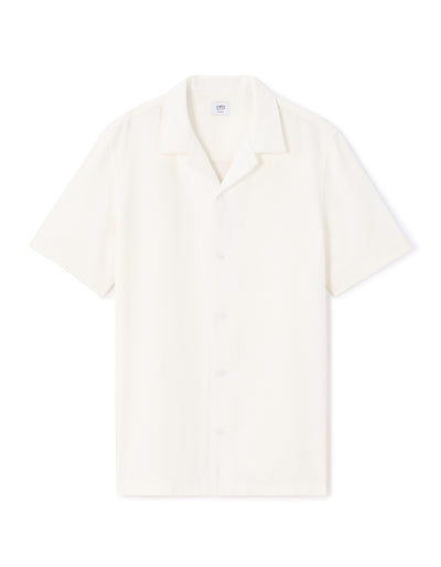 Celio Solid  Cotton White Shirt