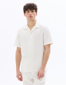 Celio Solid  Cotton White Shirt