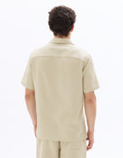 Celio Solid  Cotton Beige Shirt