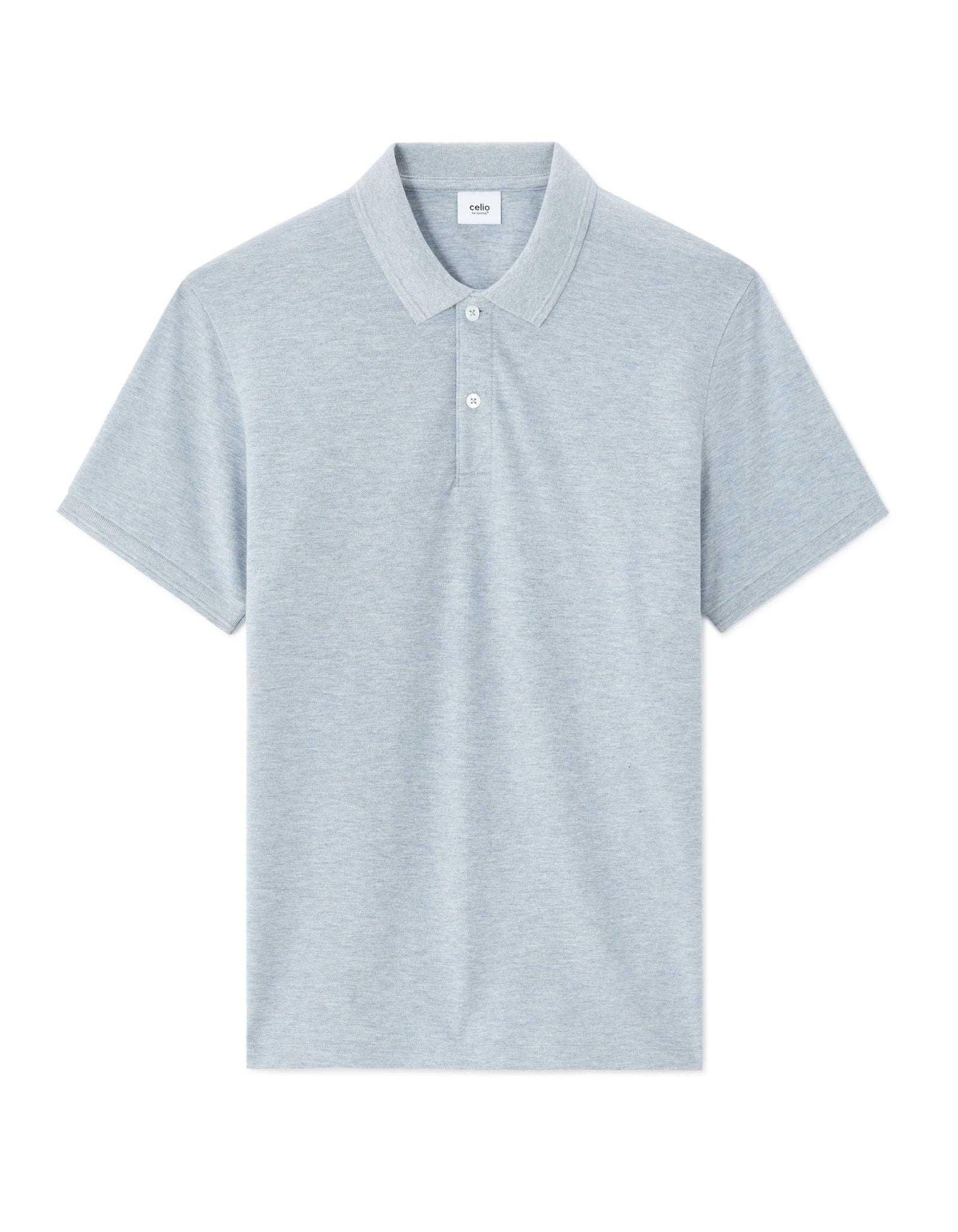 Celio Solid Regular Fit Cotton Grey Tshirts