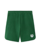 Peanuts Regular Fit 100% Cotton Solid Shorts - Green