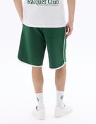 Peanuts Regular Fit 100% Cotton Solid Shorts - Green