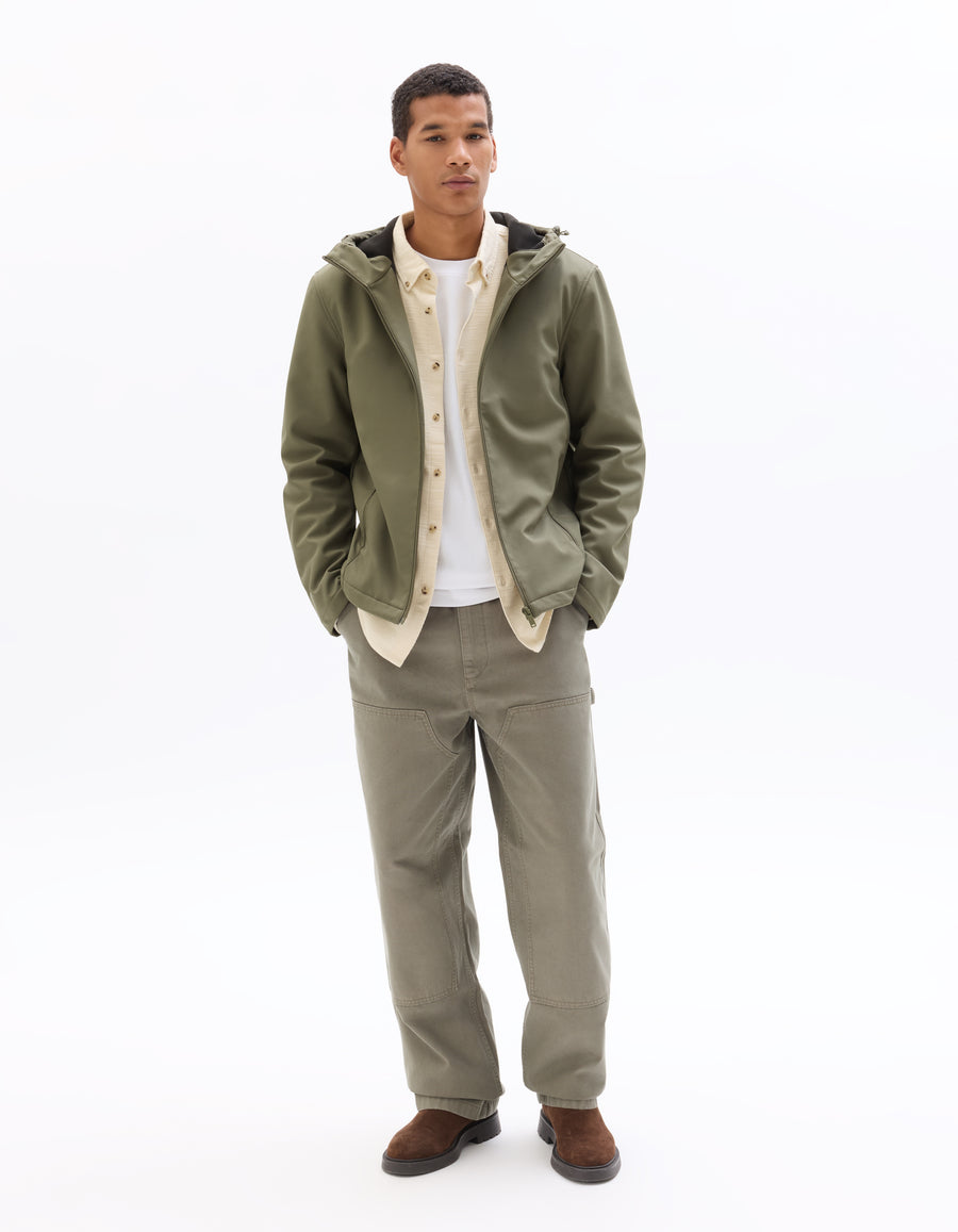 Regular Fit 100% Polyester Solid High Neck Jackets
