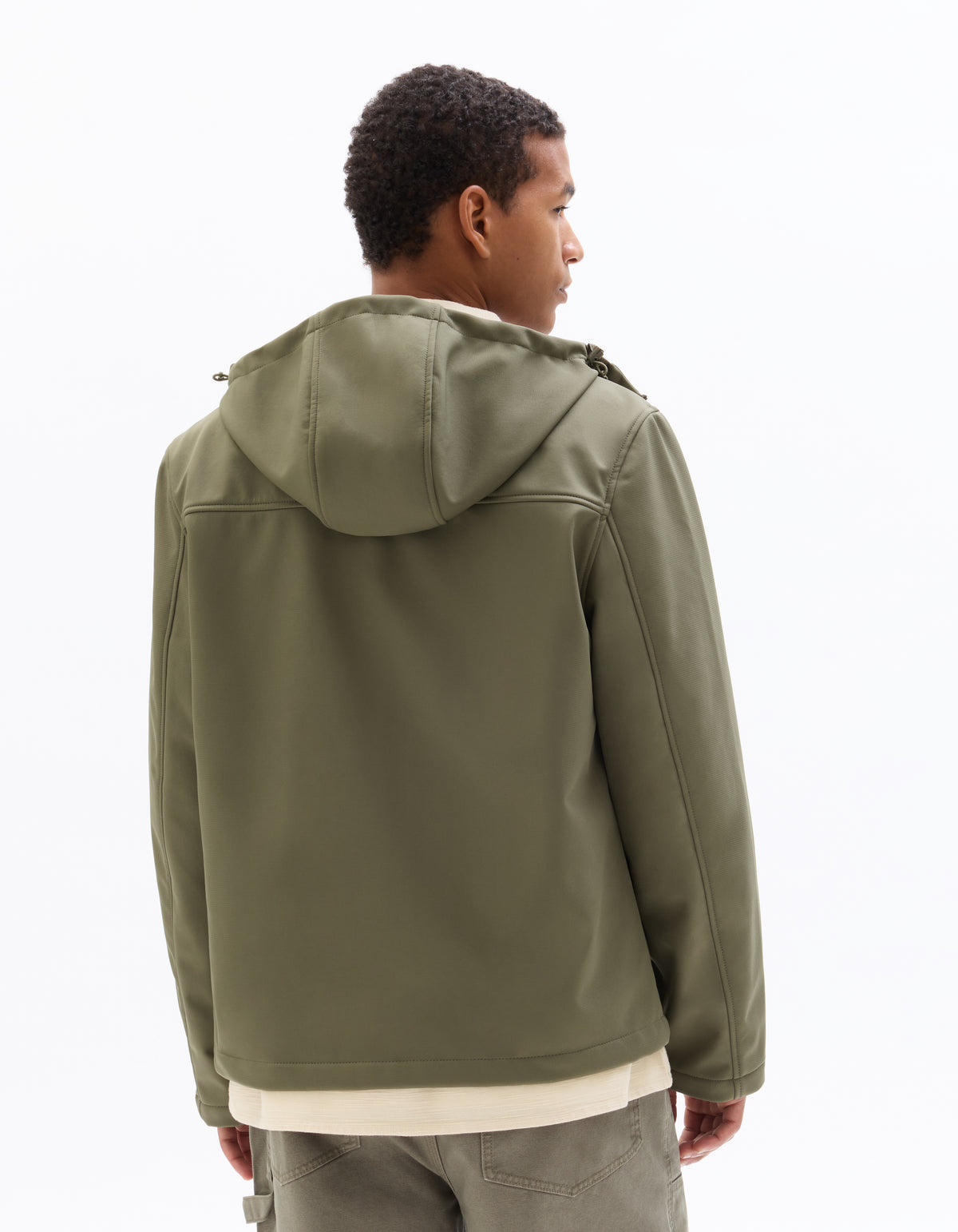 Regular Fit 100% Polyester Solid High Neck Jackets