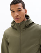 Regular Fit 100% Polyester Solid High Neck Jackets