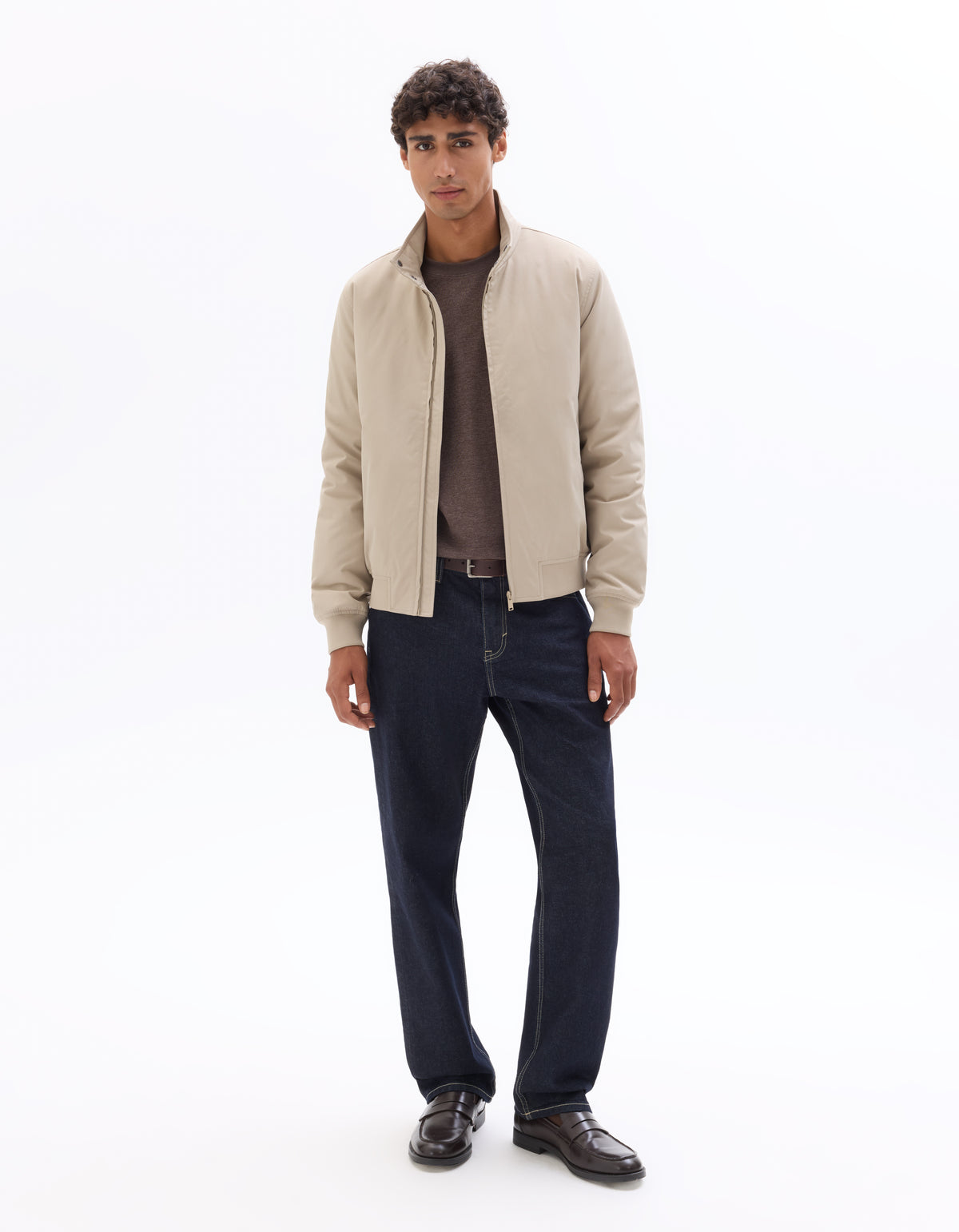 Regular Fit 100% Polyester Solid High Neck Jackets