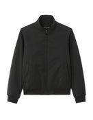 Regular Fit 100% Polyester Solid High Neck Jackets